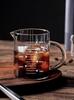 Hitzebeständiger Glas-Kaffeekaraffe mit Skala - Pour-Over Handaufguss-Kaffeebereiter.