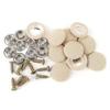 All Car Roof Fixing Buckle Screw Kit Fastener Auto Interior Ceiling Cloth Shedding Repair Rivet Cars Accessories(60pcs-Beige)