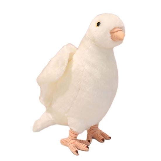 22/30CM Simulation Pigeon Plush Toy Kids Stuffed Pigeon Doll Toddlers Boys Girls Soft Bird Plushie Educational Animal Toy Decoration