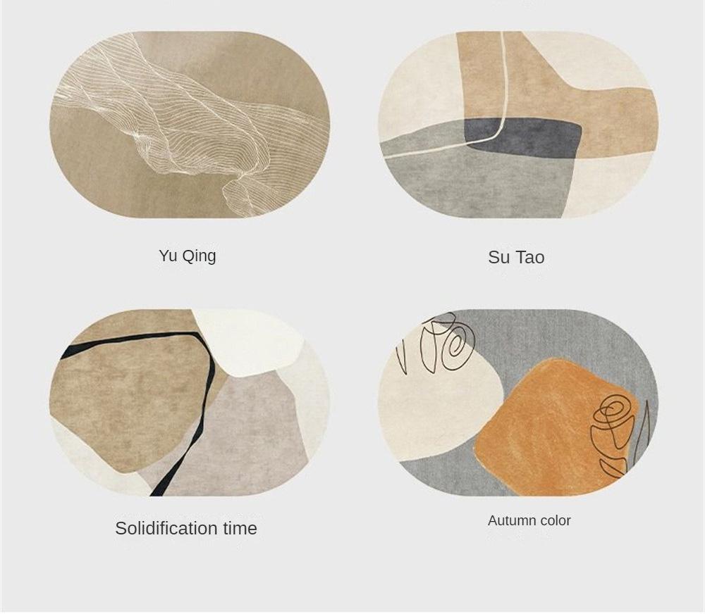 Leather Dining Mat Elliptic Shape Table Mat Waterproof Oil-proof Wash-free Table Pads Breakfast Heat Insulation Mat Kitchen Tool