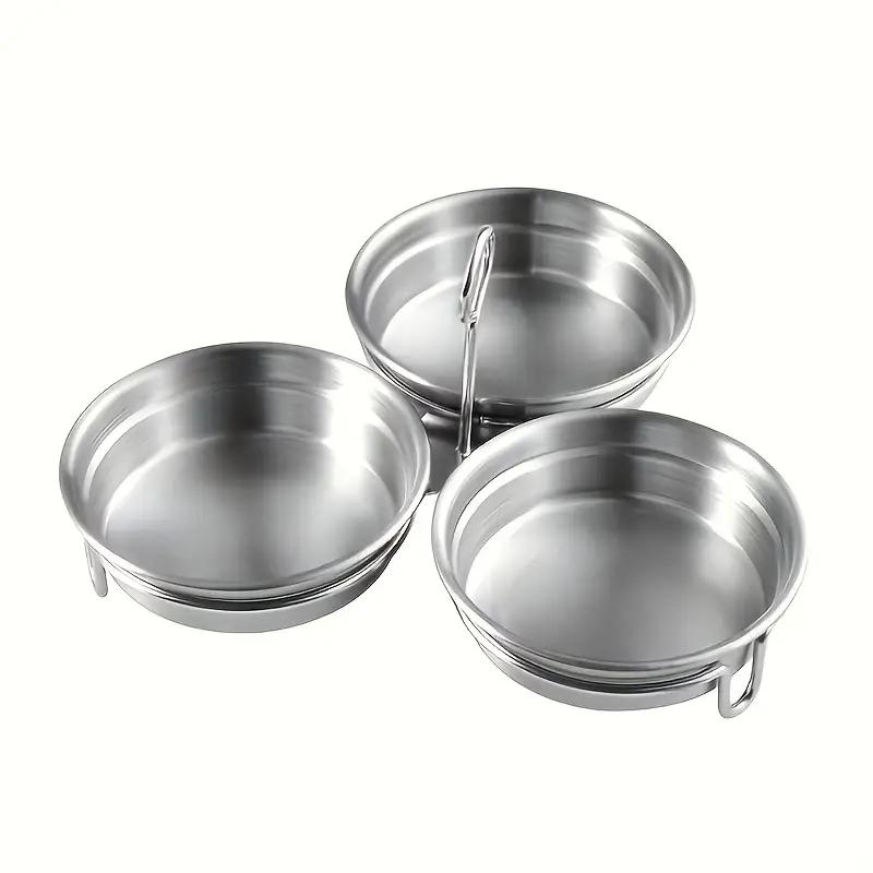 New Stainless Steel Steamed Egg Mold Egg Poached Egg Boiled Egg Artifact Steaming Plate Love Kitchen Heart-shaped Poached Egg