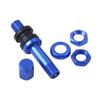 Metal Bikes Aluminum Zinc Zinc Alloy Car Wheel Motorcycles Tire Valve Stems TR48E Bolt-in Valves Dust Caps