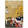 Funny Black Cat Vintage Tin Sign Remember to Wipe Metal Poster Cat Retro Plate Hello Sweet Cheeks Bathroom Decor for Bar Cafe