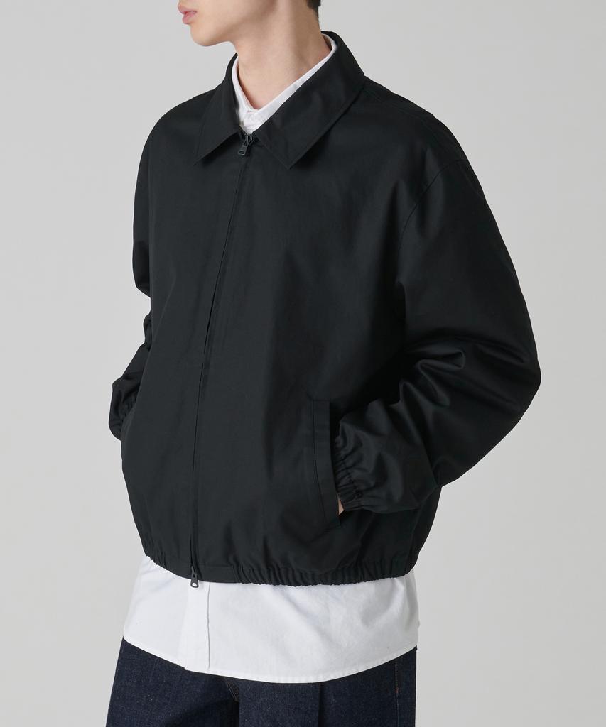 Musinsa Standard Cotton Minimal Blouson Jacket [Black]