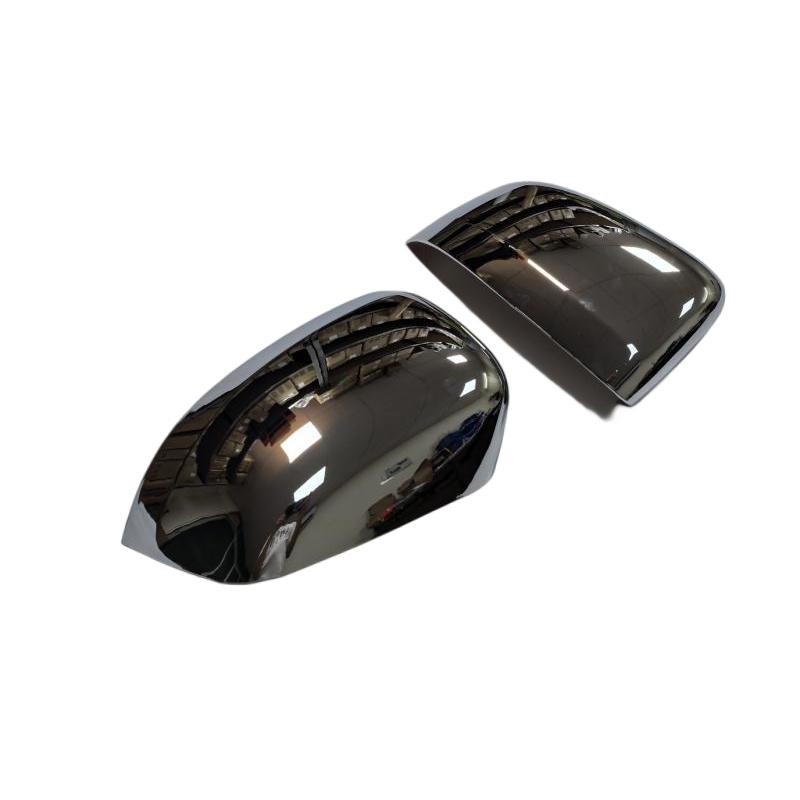 Chrome Top Half Door Side Mirror Cover 2PCS for Left and Right Sides For 2011-2016 Dodge Durango & Jeep Grand Cherokee