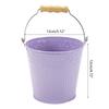 Flower Plant Pots with Handle Iron Potted Hanging Planter Outdoor Flowerpots Basket Bucket Vase Suitable for Food Snacks