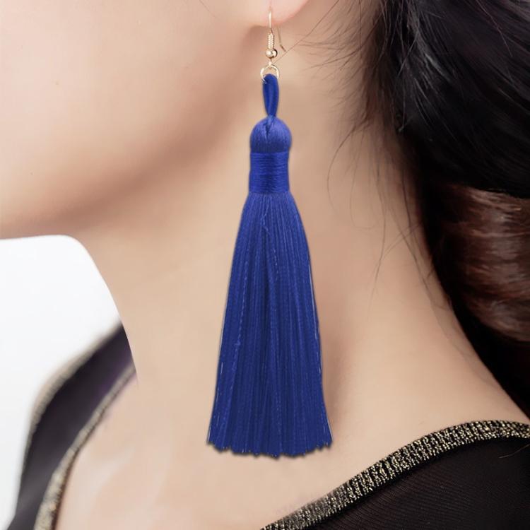3 Pairs Women Boho Fashion Long Tassel Earrings