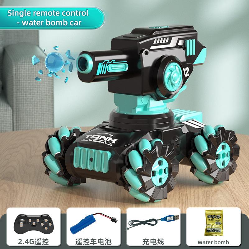 Mini Remote Control Tank Gesture Battle Remote Control Car Tracked Water Bomb Tank Children'S Toy Car Rc