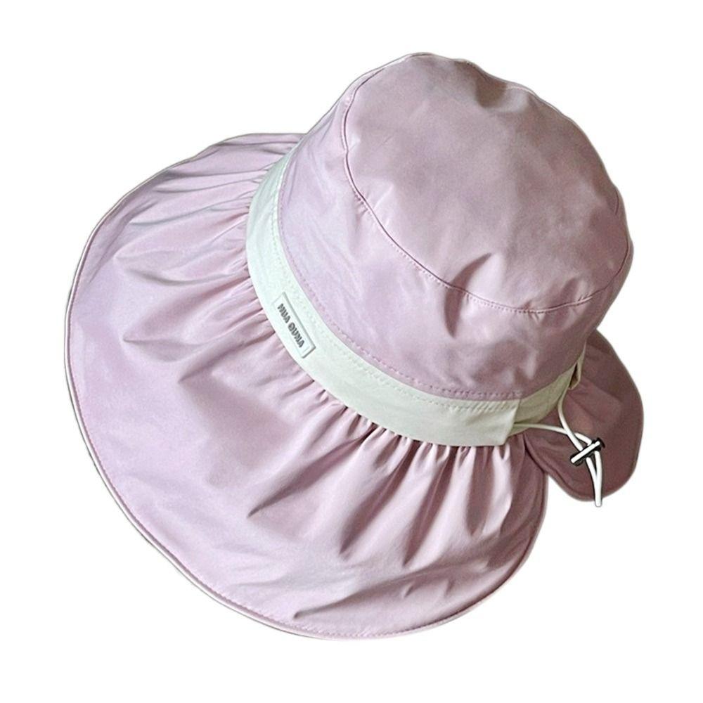 Adjustable Fisherman Hat Breathable Sun Hat New Bucket Hat  Women