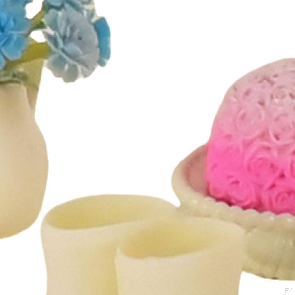 1/12 Dollhouse Accessories Mini Doll House Toys DIY Supplies Handcraft Lightweight Rain Boots Vase