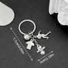 European & American Personality Sports Keychain - I Love Football Metal Alloy Pendant Charm