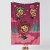Cartoon T-The Fairly Odd Parent-T Throw Thick Comfort Flannel Quilt, Multi-scene Use Indoor Outdoor Daily Nap