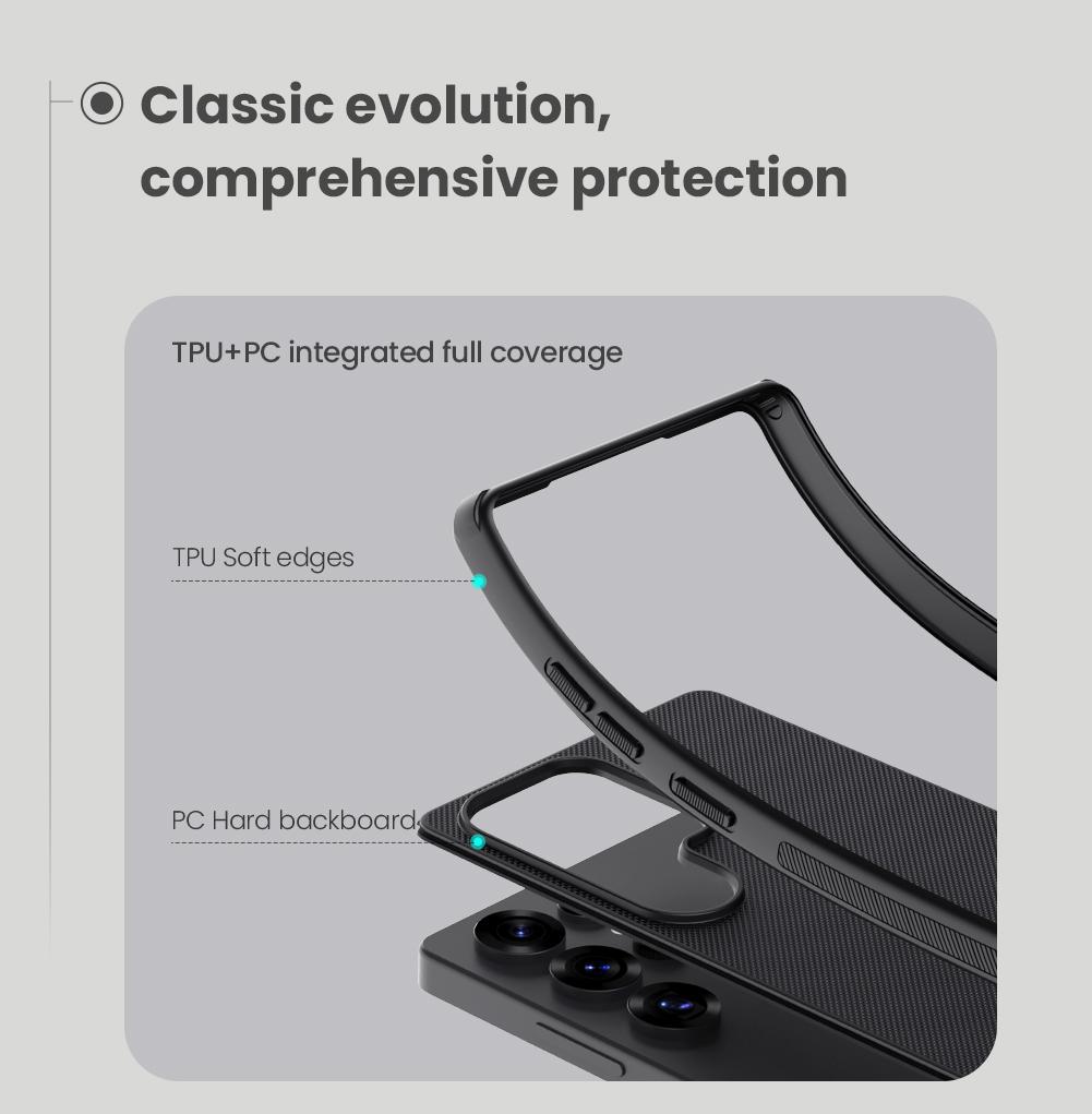 Per Samsung Galaxy S25 Ultra / S25 Plus / S25 Edge 5G Custodia Nillkin Super Frosted Shield Pro Cover Posteriore Rigida in PC Custodie Protettive