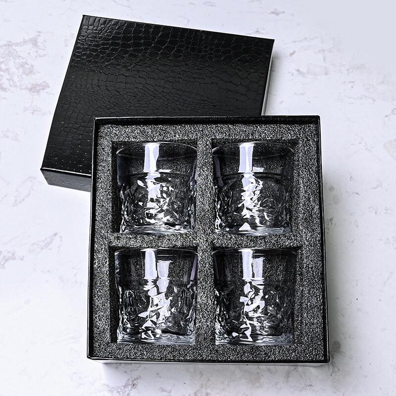 

Diamond Embossed Whiskey Glass Gift Set