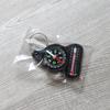Camping Compass Mini Keychain Multifunction Thermometer Outdoor Climbing Temperature Tester Survival Guiding Compass Tool