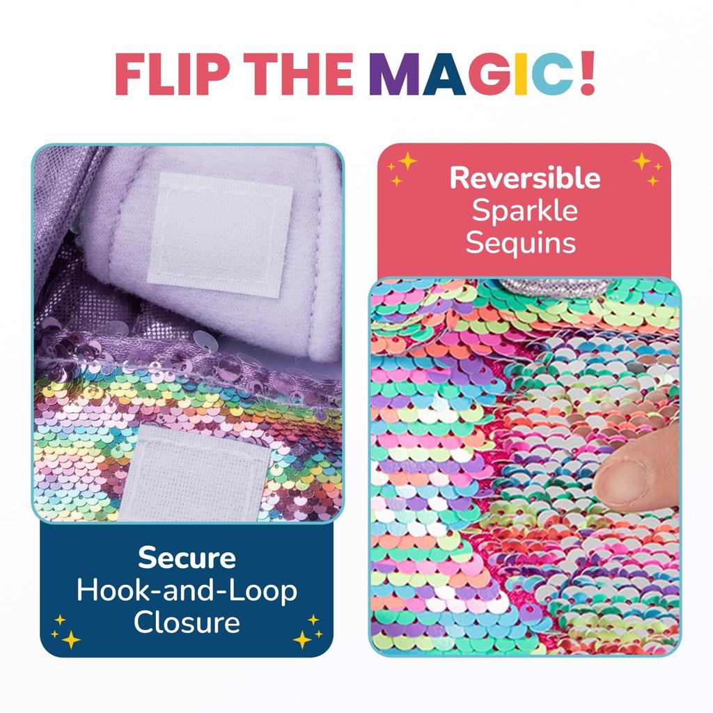 Little Jupiter Plush Pet Set Unicorn Toy Unicorn Gift for Girls Stuffed Animal Unicorn Plush Toy Reversible Sequins Charm Rainbow Ages - - - Kids' - -