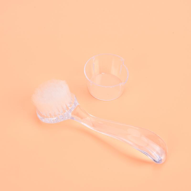 1PC Scrubbing Soft Art Nail Brush Remove Dirt Practical Fingernail Manicure Tools Random Color