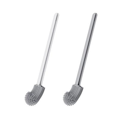 Soft Silicone Bristles Toilet Brush Replacement Bathroom Toilet Bowl Brush Household Toilet Cleaning Tool Easy To Clean