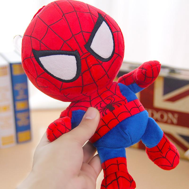 Avengers Plush Dolls Set Super Hero Spider-Man Captain America Stuffed Toy Figure Collectible Gifts