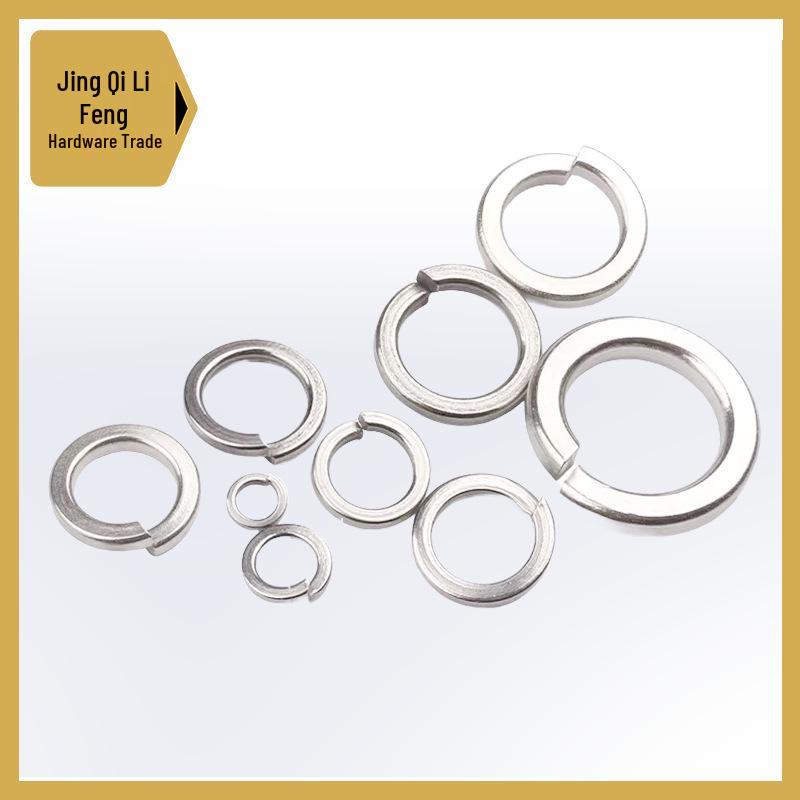304 Stainless Steel Spring Washer: M2-M64 Sizes, Open Spring Washer, Round Gasket