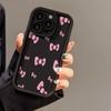 Pink bow for iPhone17ProMax phone case 14 Apple 13 matte 12/15 Premium 11