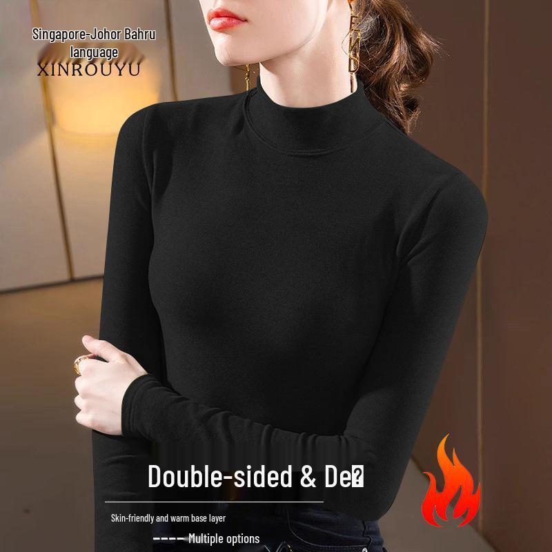 Women's Thermal Ribbed Long Sleeve T-Shirt - Autumn/Winter 2025 Collection