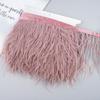 Diy Handmade Accessories Colorful Ostrich Feather Cloth Edge Decorative Accessories Clothing Accessories Wedding Skirt