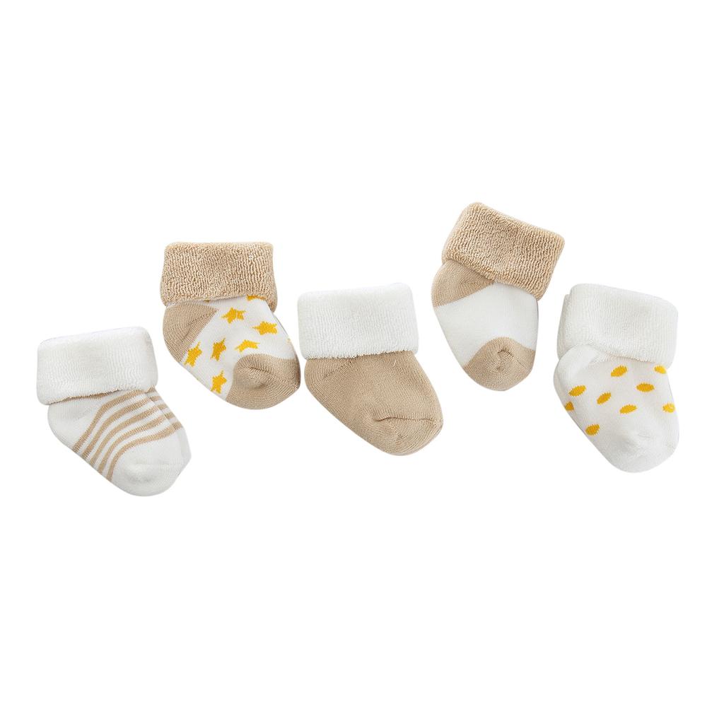 Baby- und Wintermode Cartoon Baumwolle Kinder Socken 5 Paar Set