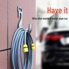 Wall-Mounted Hose Reel and Storage Rack