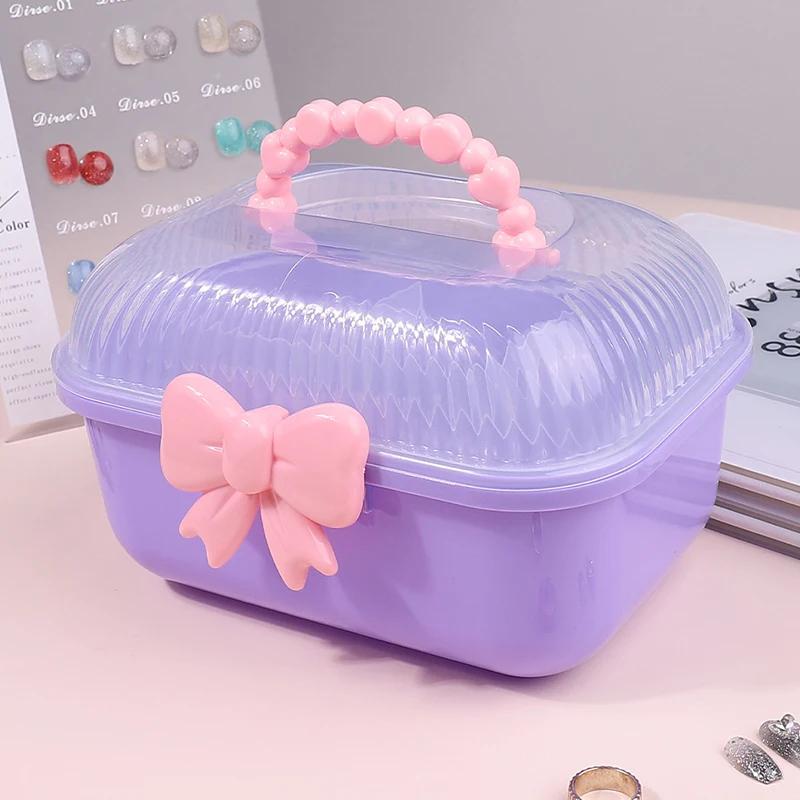 Aufbewahrungsbox für Kinderhaarschmuck, Kosmetikaufbewahrung, Aufbewahrungsbox für Haarspangen, Niedlicher Mädchenschleifen-Schmuck-Stirnband-Präsentationsständer