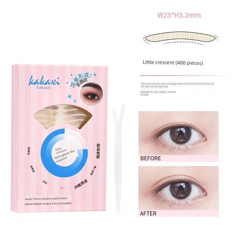 Double Eyelid Tape for Women, Invisible, Natural, Traceless, for Puffy Eyes, Large Water Drop Eye Patch, Long-Lasting Support, Strong Hold for Men