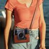 PU Leather Instant Camera Case Anti Scratch Storage Bag for Fujifilm Instax WIDE EVO Travel