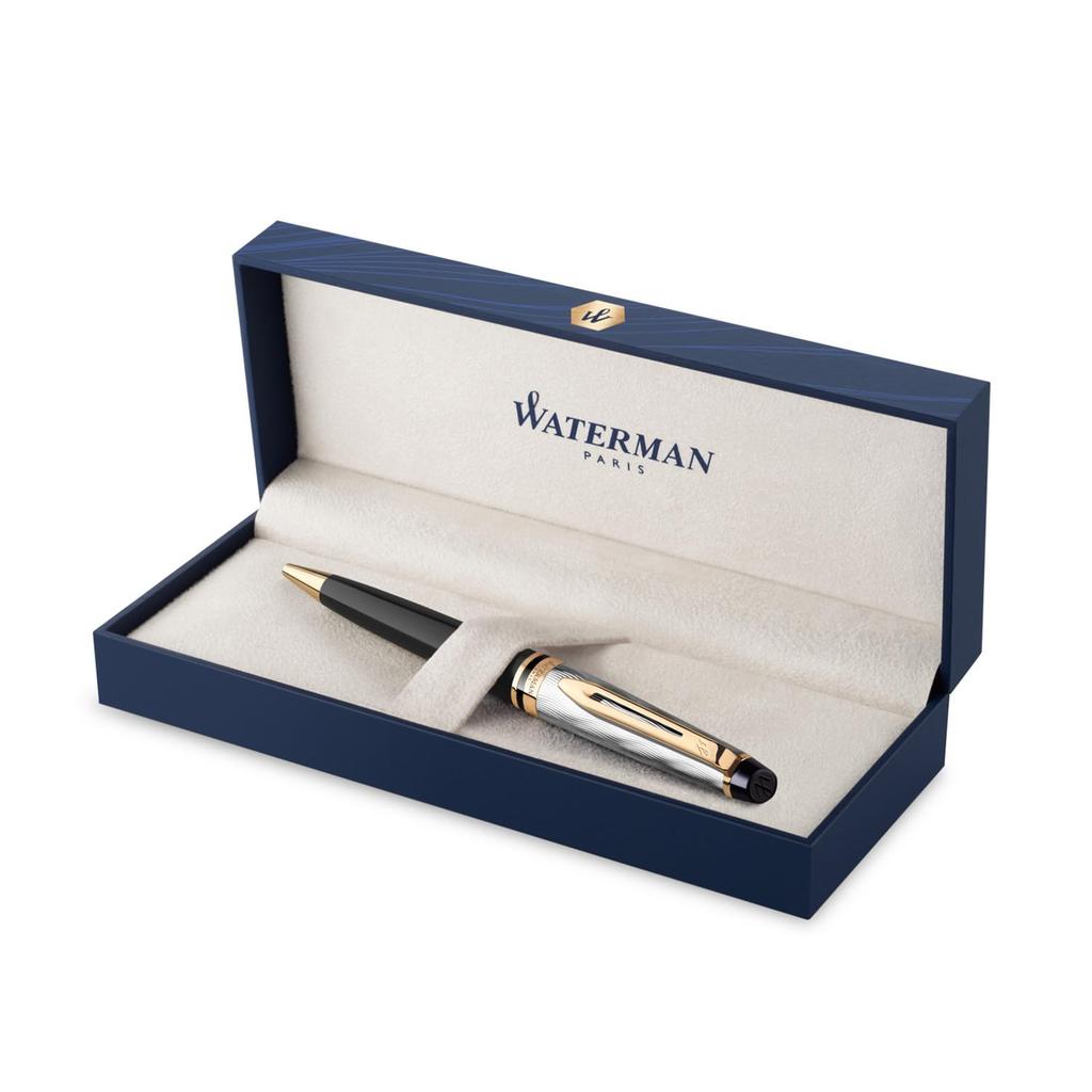Waterman Ballpoint Pen Expert Deluxe Reflection of Paris GT Fine Point Gift Box Gift Luxury Regular Import 2200867 Oil-based