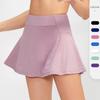 Damen Yoga Röcke Hohe Taille Workout Doppel-Schicht Shorts Sport Hosen Gym Leggings Sportswear