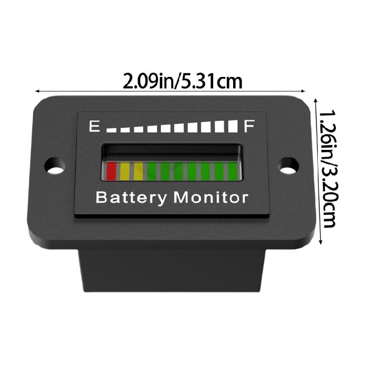 Battery Status Monitor With Reverse Polarity Protection Leads Acid Specific Accuracy Compacts Fitment