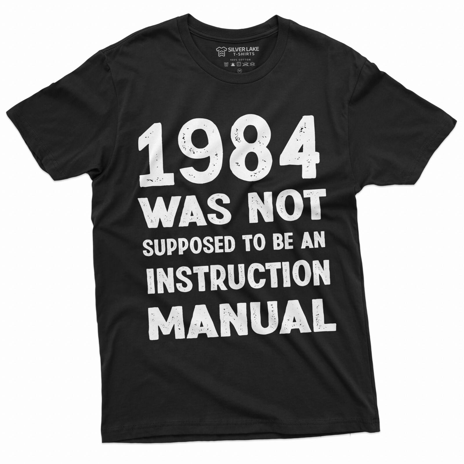 George Orwell 1984 Shirt Literary T Shirt Mens Womens Tees Top Orwell Government Tee Book Lover Shirt 4XL
