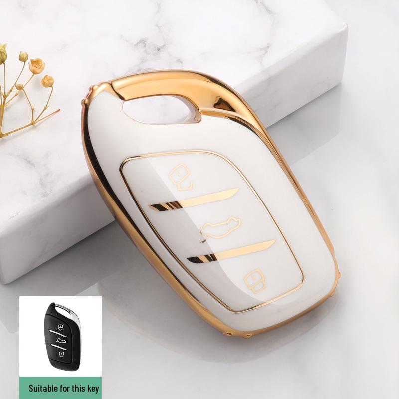 

MG 5/6Pro/ZS/HS Car Key Protector Shell & Bag with Buckle for Men & Women