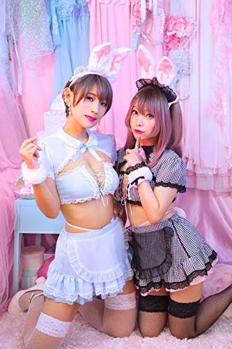 Clearstone SugarWhip Cosplay Halloween Bunny Maid Bitter Pink Women's Pink