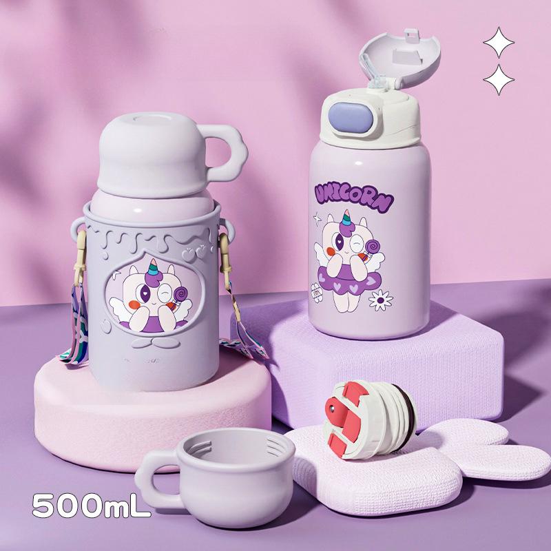 

Чашка для измерения температуры из нержавеющей стали 316 с крышкой, подарочная чашка для воды для студентов 500ML