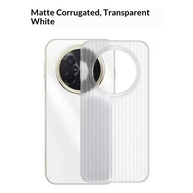 Case For Huawei Nova 15 Max Simple Matte Transparent Corrugated Pp Ultra-thin Case For Huawei Enjoy 90 Pro Max  Bumper Funda