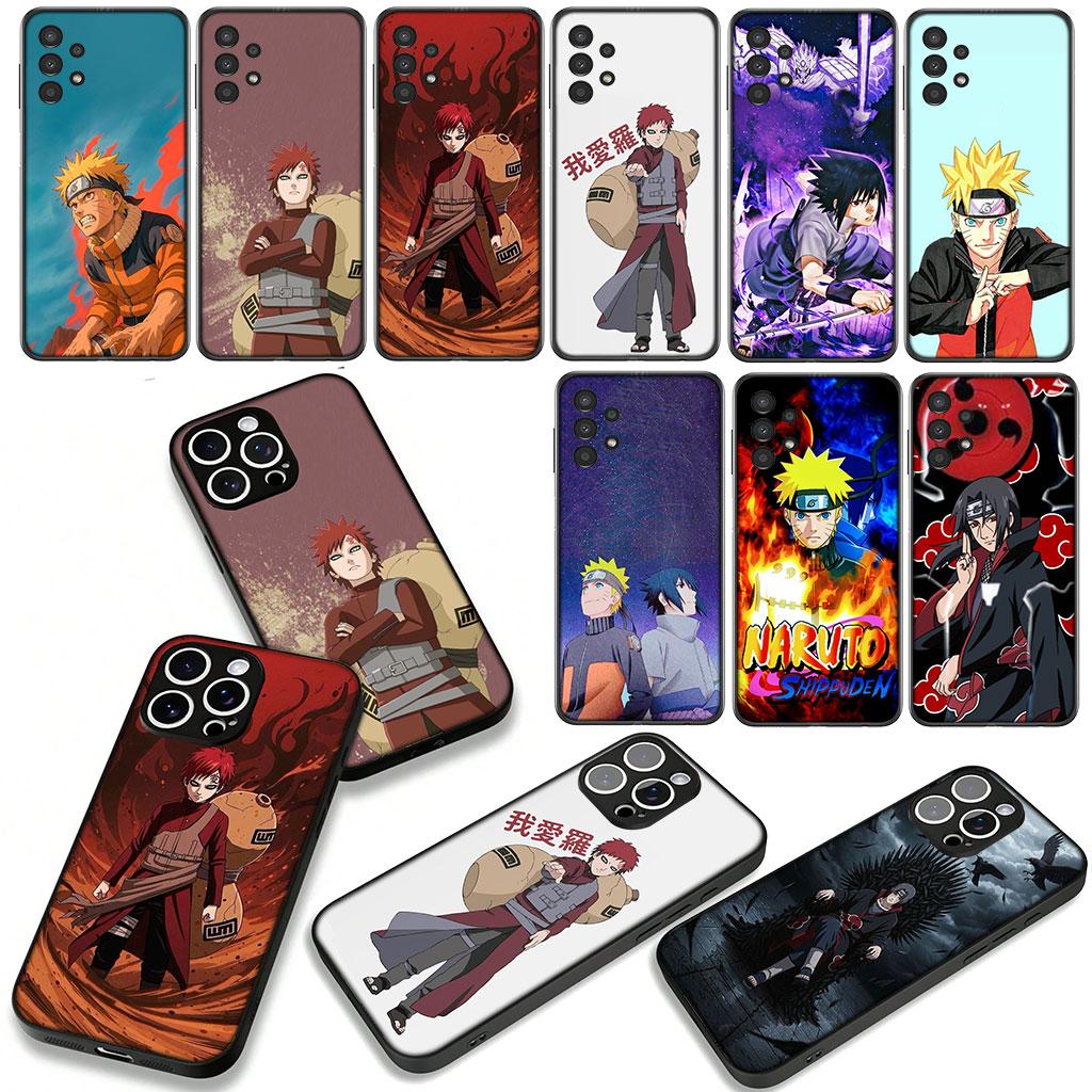 Gaara Narutos Sasuke Uchiha Itachi Phone Cover for Apple iPhone 16 15 14 Plus 13 12 Mini 17 Pro Max + ProMax 16E Air Case