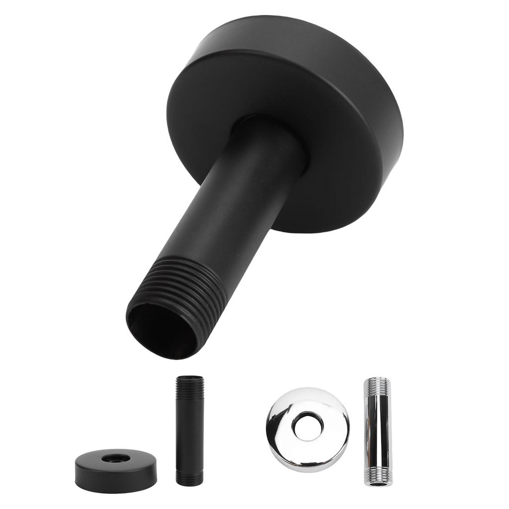 Shower Arm 3 Inch Ceiling Mounted Shower Arm Stainless Steel Straight 14 NPT 1/2 Inch Shower Pipe Arm for Standard Showerhead