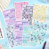 Korean Style Colorful Number & Letter Stickers for Decoration & Album Diaries