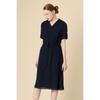 Bcbg Drawstring Dress With Shirt Collar B3m4o622