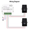 Smart New WiFi Energy Clamp Bidirectional Meter with Buzzer Alarm for Threshold App Monitor Export Import Power AC110V/240V