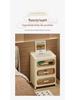 Multifunctional Storage Cabinet for Bedroom & Living Room: Bedside Table, Snack, Toy, Book & Clothes Organizer