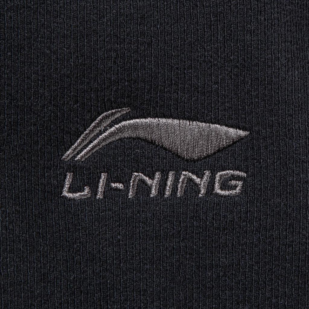 Li Ning Sports Lifestyle Series Embroidered Letter Logo Straight Leg Knit Sports Pants Women Bottoms AKLVA04-4