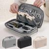 Portable Electronic Organizer Travel Cable Bag Makeup Bag Shockproof Tech Gadget Storage Pouch for Charger Earphones Mouse