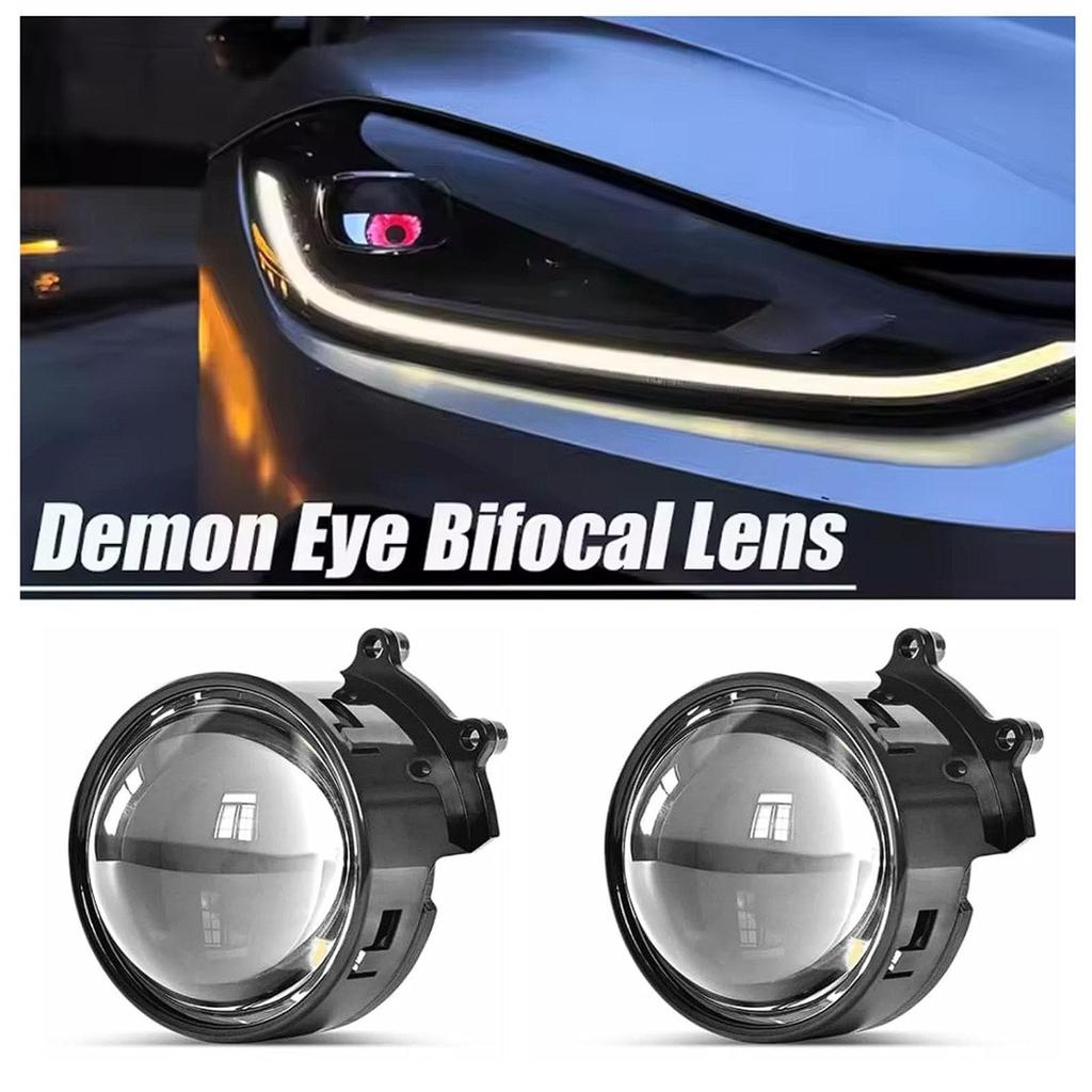 Światła Big Eye trzeciej generacji można zainstalować na światłach przeciwmgielnych, 24-tryby, światła Devil Eyes do samochodów