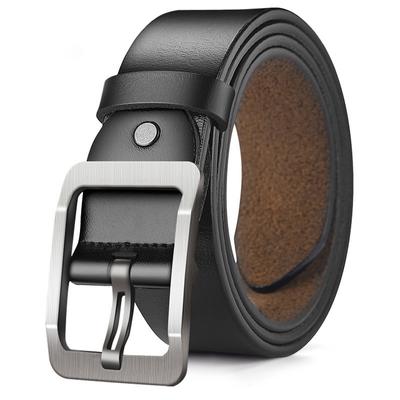 Men'S Belt Pin Buckle Belt Business Casual Simple Versatile Youth Middle-Aged Belt Men'S Trend Fashion